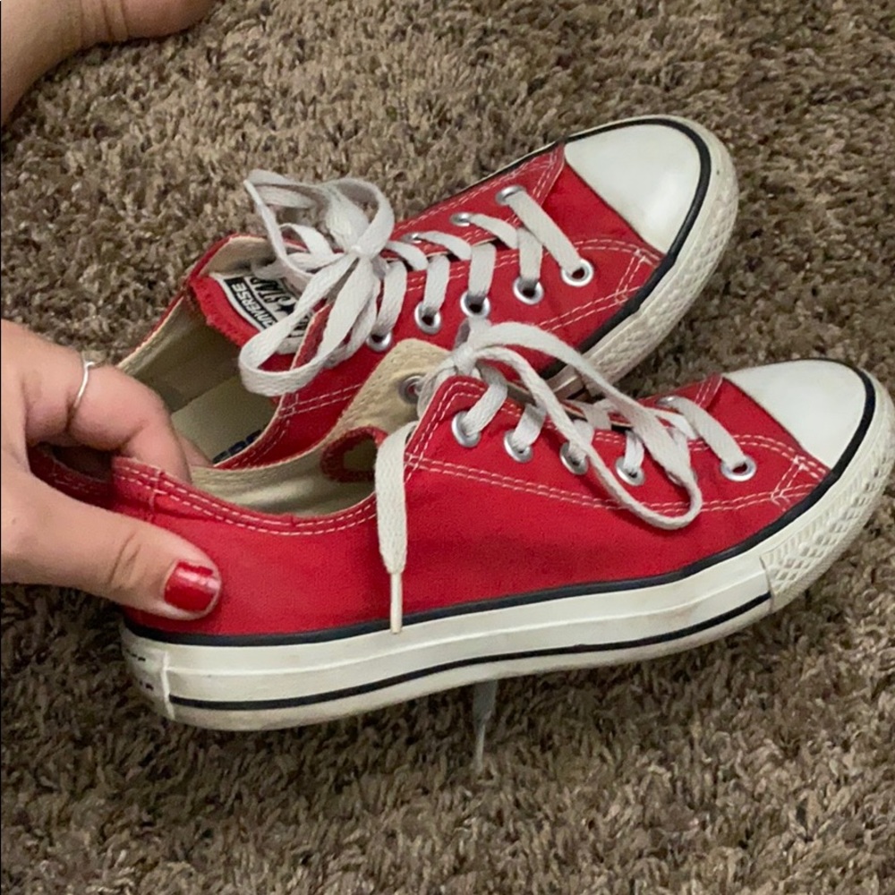 red converse